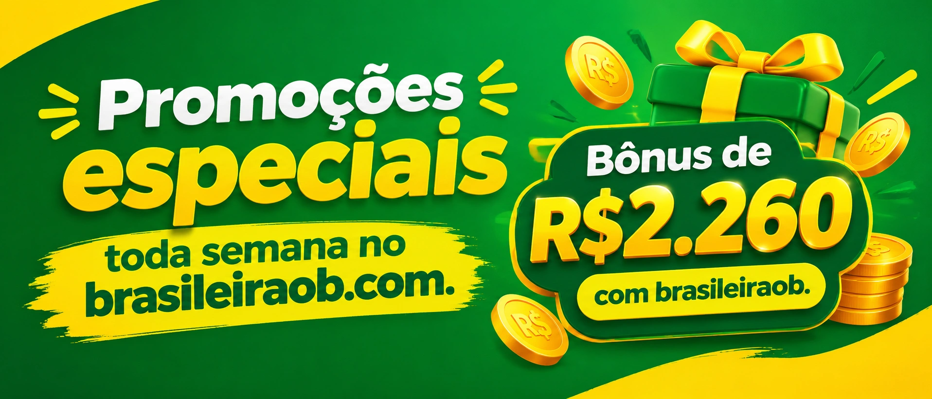 Tela de promoções do brasileirão b com destaque para ofertas e bônus de entrada