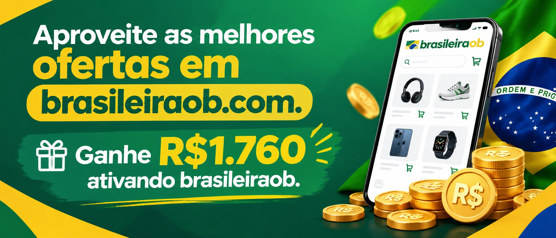 Painel de promoções do brasileirão b mostrando campanhas de cashback, VIP e pacote vermelho